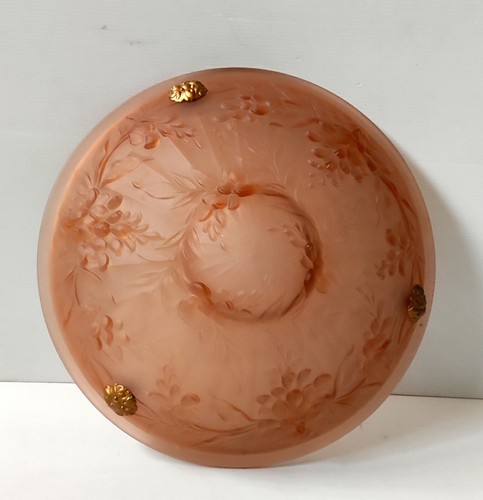 Vasca lustre vetro opaco rosa - lustre,