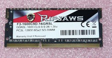 8 GB G.SCILL RIPJAWS PC3L-12800 8 gx2 SO-DIMM DDR3L-1600 memoria notebook