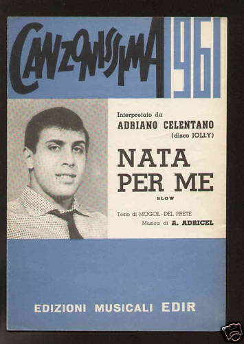 Spartito sheet music celentano - spartito,