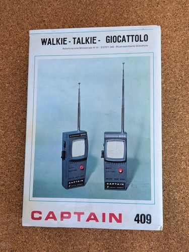 Walkie talkie captain 409 - walkie,