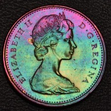 1967 Canada one 1 centesimo