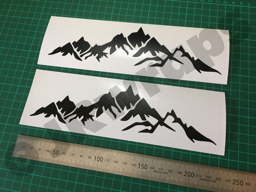 Adesivi montagna - (x2),