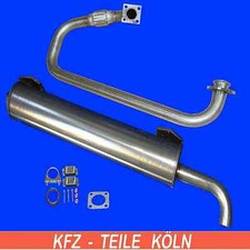 Silenziatore + tubo flessibile in acciaio inox VW Transporter T3 1.7 D diesel kit di montaggio