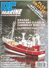 RC MARINE N°27 PLAN : CHALUTIER ATLANTIS 2/ SOUS-MARINS / ZOOM KMS / CURIEUSE