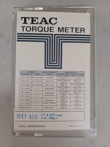 Teac mtt 8231 misuratore - teac, mtt-8231