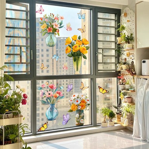 Quadri per finestra fiori - , vaso