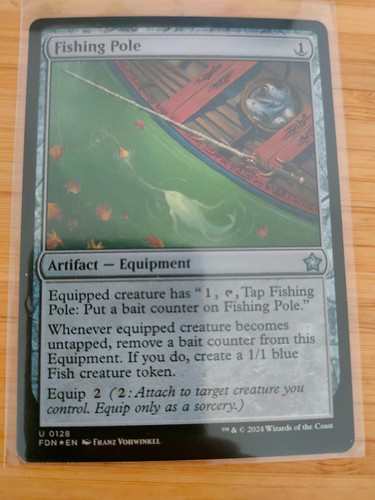 Mtg fishing pole 0128 - mtg, (foil)