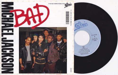 Michael jackson bad disque 45t - michael,