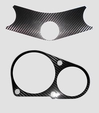 KAWASAKI ZXR 400 1991-2001 Fibra di Carbonio Look Yoke & Clock Surround Cover Decalcomania