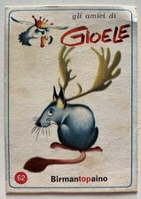 FIGURINA GLI AMICI DI GIOELE 62 COLUSSI PERUGIA