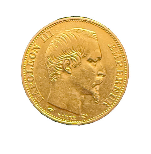 Francia 1858 oro franchi - a,