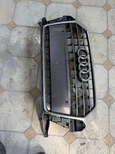 Griglia mascherina radiatore cromata foro sensore per Audi Q3 Dal 2014 Al 2018