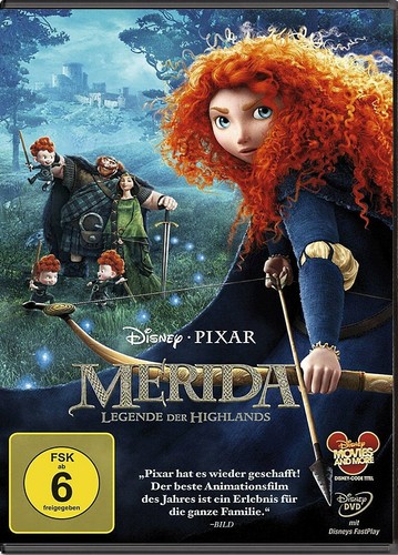 Dvd walt disney merida - walt,