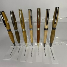 Penna twist legno artigianale