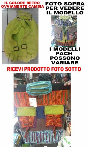 Borsa etnica zaino - borsa, lanacotta
