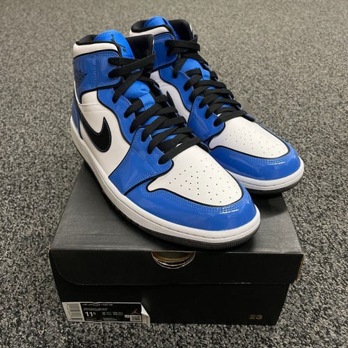 Air jordan mid signal blu - jordan,