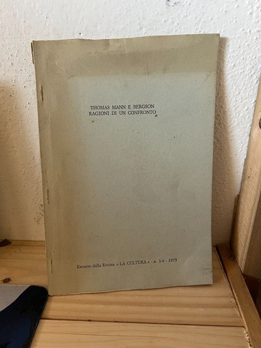Thomas mann bergson - thomas, e