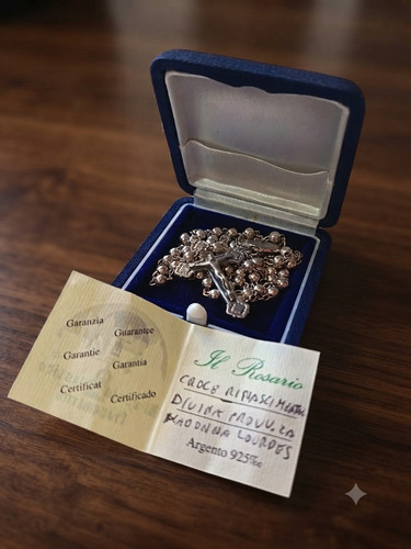 Rosario argento 925 croce - argento,