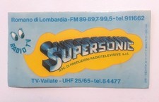VECCHIO ADESIVO RADIO TV
