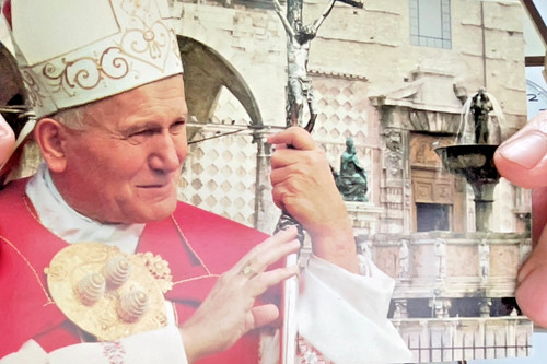 Cartolina papa giovanni - cartolina,