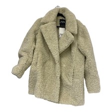 Zara Womens Faux Fur Coat