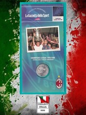 MONETA SILVER MILAN CHAMPIONS LEAGUE 1993 1994 COLLEZIONI MEMORABILI GDS