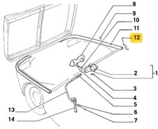 FIAT 126/126BIS STAFFA FERMO