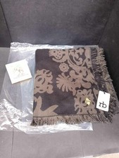 Sciarpa Roccobarocco nuova nero/piombo 100x100 cm