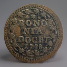 STATO PONTIFICIO PIO VI QUATTRINO 1778 BOLOGNA MIR 2855/18 R MB-BB