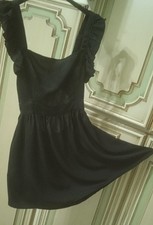 Prendisole nero copricostume da donna