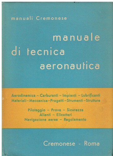 Manuale tecnica aeronautica - di,