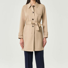 Trench monopetto antigoccia