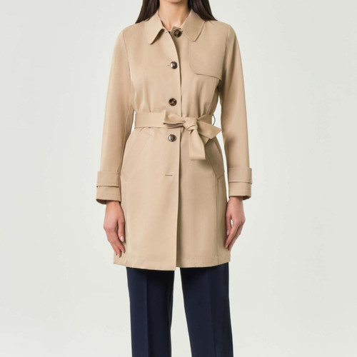Trench monopetto antigoccia