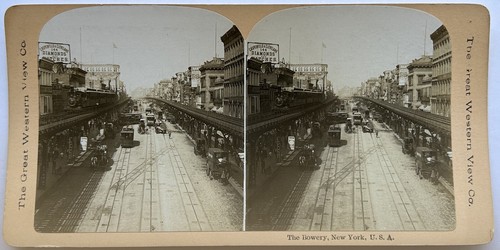 Usa new york bowery istantanea - new,