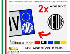 2 ADESIVI DEUS EX MACHINA PER