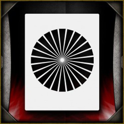 Burst stencil modello di - burst,