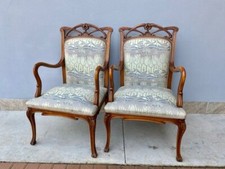 Coppia di Poltrone Liberty in