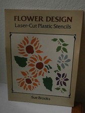 **** Sue Brooks " Flower design " Laser Cut plastic Stencils ****