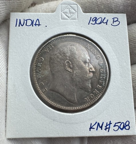 Moneta argento 1904 edoardo - argento, b