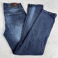 Ecko Unltd. Jeans Unlimited Athletic Fit Uomo Taglia 32x30 Elasticizzato Lavaggio Scuro Usato in Ottime Condizioni