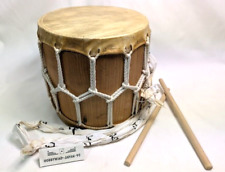 [Tamburo Taiko Giapponese] Okedo Daiko (Tamburo a secchiello)Bachi e cinghia di trasporto Giappone