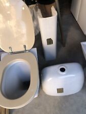 sanitari bagno completo (lavabo+colonna, bidet, water+coperchiò, scarico),