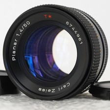 Quasi Perfetto Contax Carl Zeiss Planar 50mm F/1.4 T Aej Mf Obiettivo C/Y Con