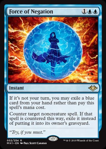 Mtg forza della - forza, negazione