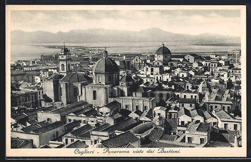 Cagliari panorama visto dai - panorama,