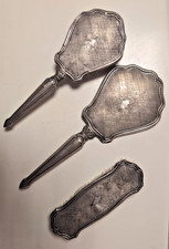 set toilette antico in argento