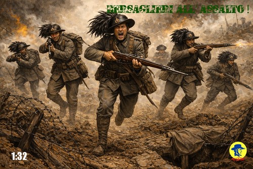 Bersaglieri all assalto - "bersaglieri, assalto"