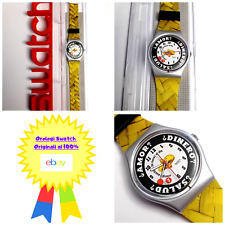 Swatch Standard Gent Sombrero GM143 1998 Vintage Orologio da polso Anni 90 NOS