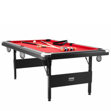 VEVOR Tavolo da biliardo 2134x1200x805mm portatile per sala giochi per famiglie