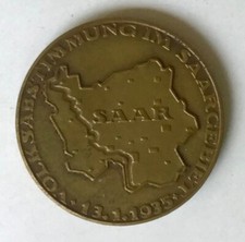 Annexation medal Saar Germany